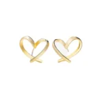 Boucles d'oreilles coeur Livia