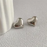 Boucles d'oreilles coeur Isalia